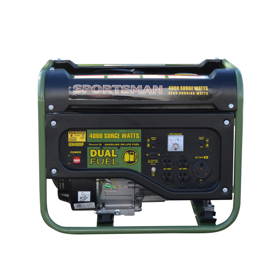 Sportsman Compact Lightweight CO Detecting Auto Shutoff 3500-Watt Dual Fuel (Gasoline/Propane) Portable Generator 553826