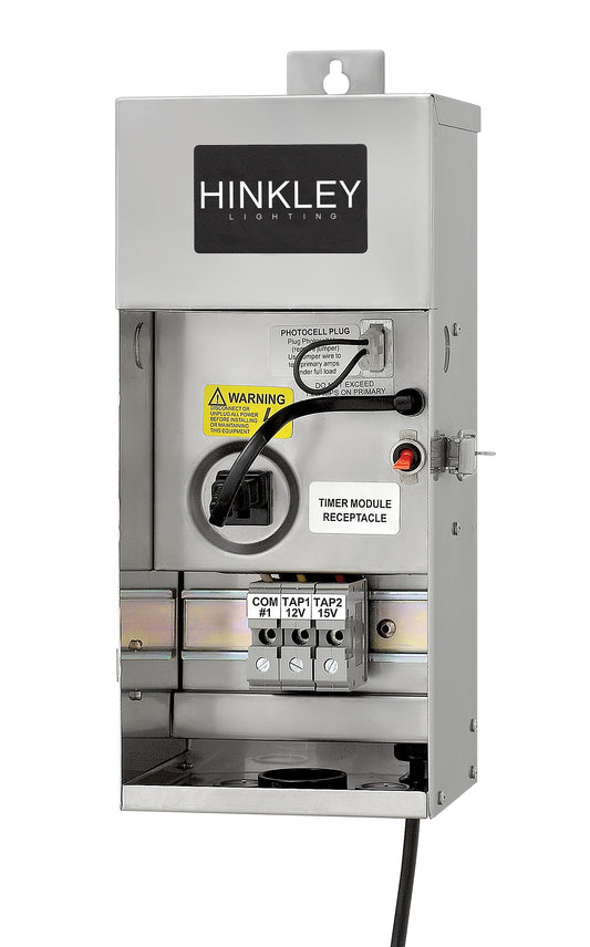 Hinkley 150 -Watt 120 -Volt Smart Compatible Multi-Tap Transformer Landscape Lighting Transformer 4788230
