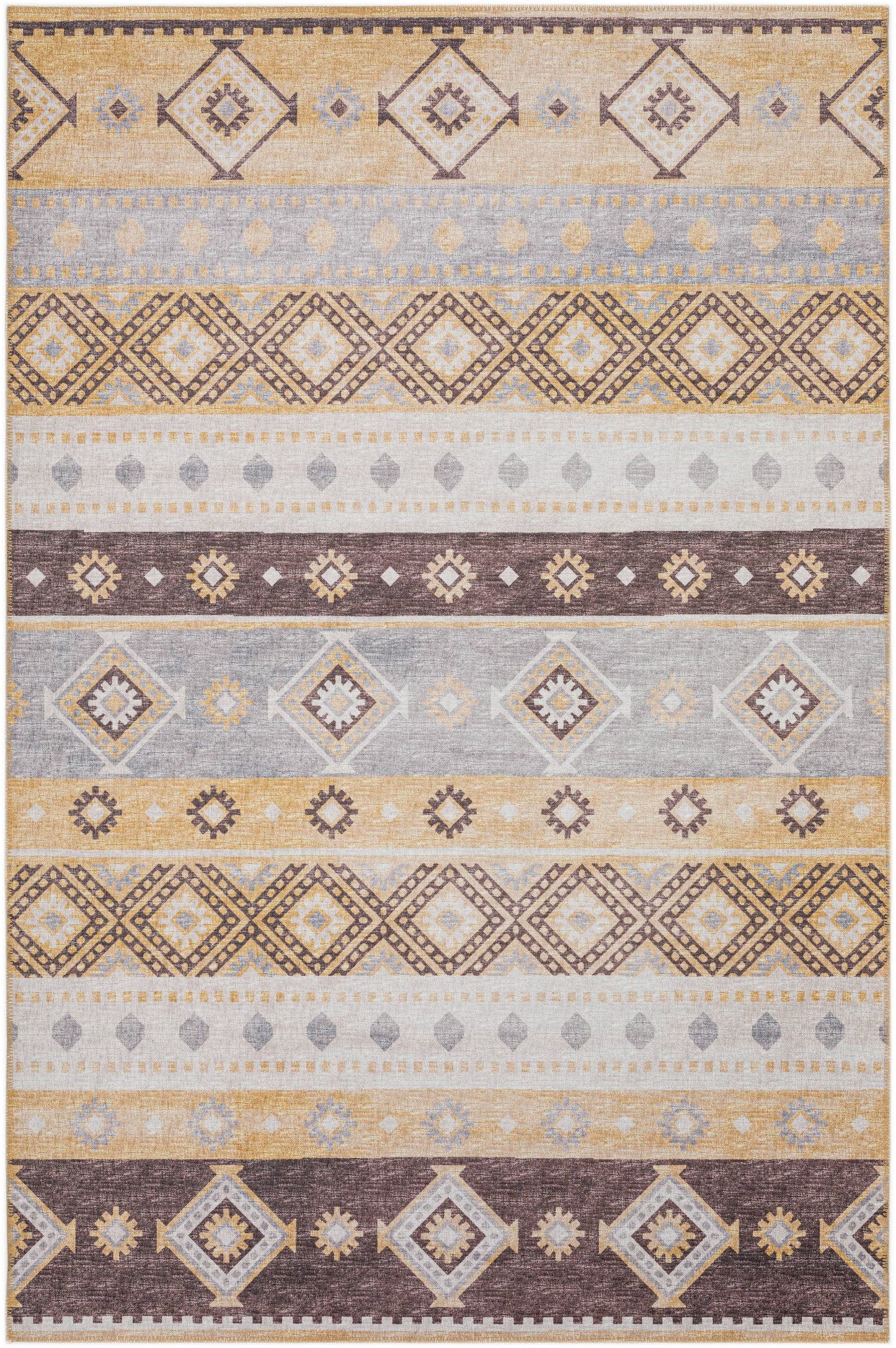 Addison Rugs Yuma 9 x 12 (ft) Gilded Rectangular Indoor/Outdoor Geometric Southwestern Area rug