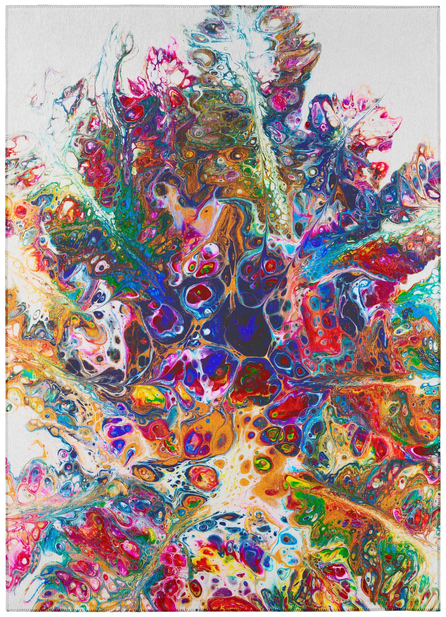 Addison Rugs Karina 10 x 14 (ft) Kaleidoscope Rectangular Indoor/Outdoor Abstract Bohemian/Eclectic Area rug