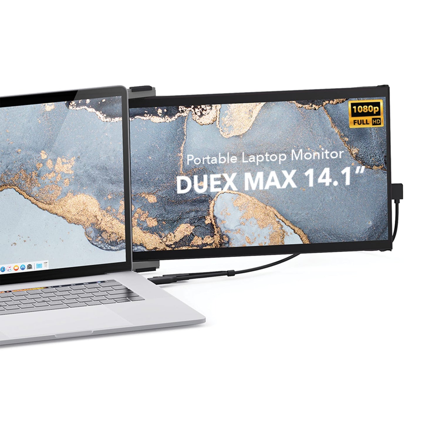 Mobile Pixels DUEX Max 14.1-In. IPS LCD Slide-out Display for Laptops (Gray) MPX1011007P04