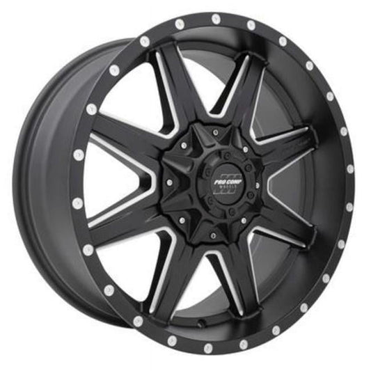 4WP Product FWP5014-295550 20 x 9 in. 4 Wheel Parts Factory T-Series Wheel with 5 x 150 Bolt Pattern - Satin Black