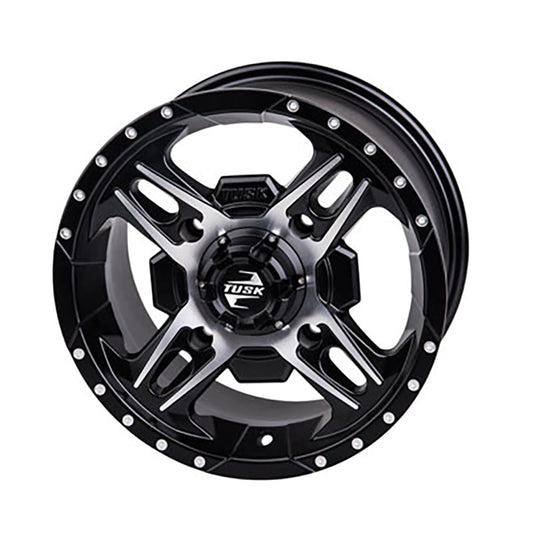 Beartooth Wheel 14x7 4.0 + 3.0 Machined/Black 4/156 Compatible With Yamaha Wolverine RMAX 2 1000 XT-R 2021