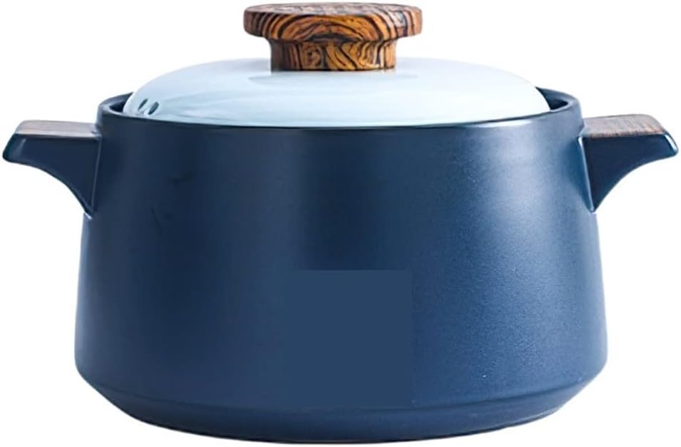 glass cooking pot Ceramic Casserole Soup Pot Stew Pot Blue Frying Pan Household Cooking Appliances Kitchen Cooker pot