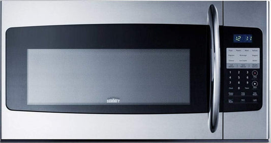 Summit 30\u201D Over The Range Microwave, 1.6 cu.ft., Stainless Steel- OTRSS301