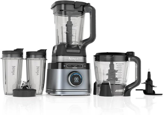 Ninja Detect Kitchen System Power Blender & Processor – 1700W, BlendSense Technology, 72oz Pitcher, 64oz Food Processor Bowl, Total Crushing Blades, TB400
