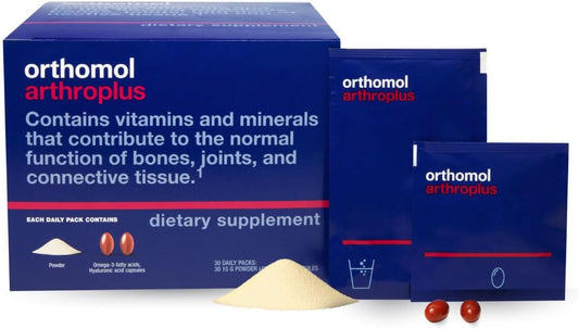 Orthomol Arthroplus, 30-Day Supply, Advanced Bone & Joint Health Supplement with Collagen, Glucosamine & Chondroitin, Advanced Version of Orthomol Osteo
