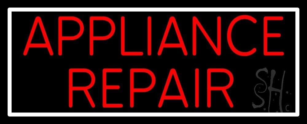 Appliance Repair 1 Neon Sign 13" Tall x 32" Wide x 3" Deep