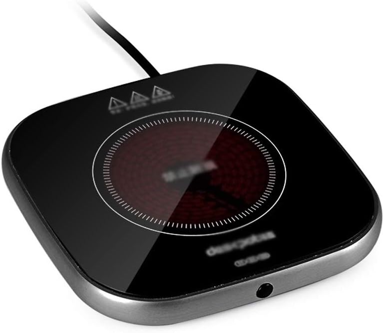 Finoti 220W Cup Heater Electric Heater Stove Hot Cooker Plate Boiled Water Hot Tea Makers Warmer Pad for Coffee Milk Tea 3 Gear Heater (Color : E)