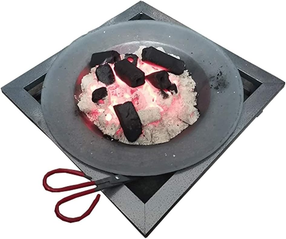 Fire pits Small Stove Outdoor Fire Pit with Log Grate Metal Firepit Patio Stove Wood Burning BBQ Grill Fire Pits Bowl, Poker for Backyard Garden Fire Pit