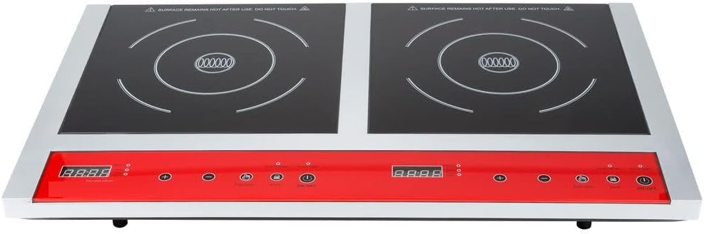 Tabletop King IC18DB Double Countertop Induction Range/Cooker - 120V, 1800W