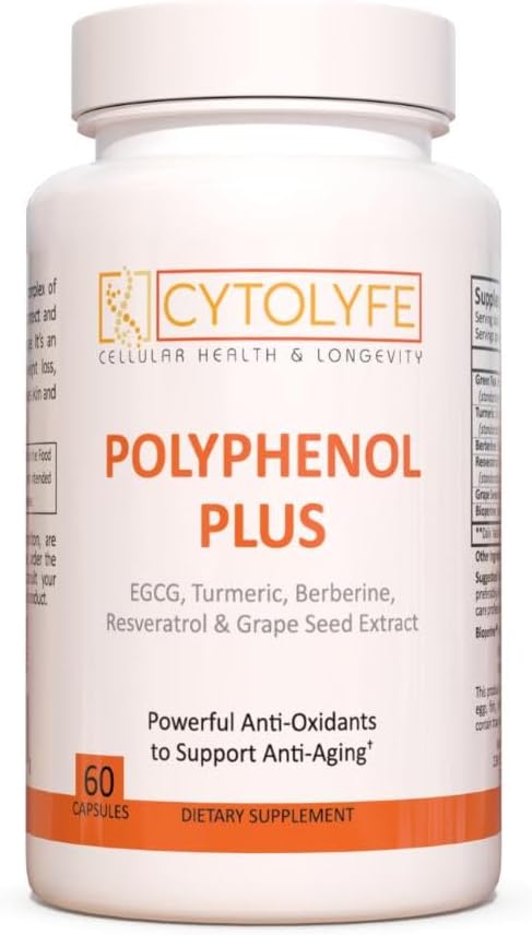 Polyphenol Plus | Therapeutic Dose | Anti Aging | Anti-Oxidant | Brain Protective