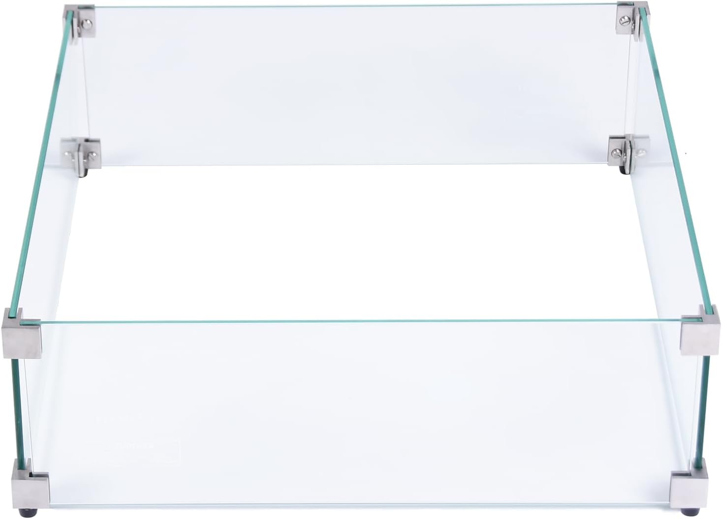 Window Shield for ELEMENTI Manhattan Fire Table OFG103-WS Square Wind Shield