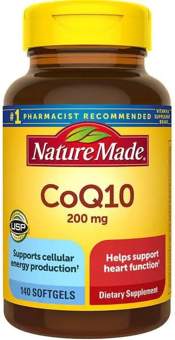 Natural Made CoQ10 200 mg., 140 Softgels