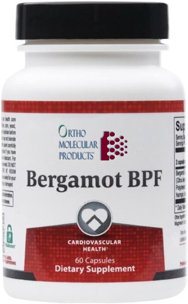 Bergamot Bpf Ortho Molecular - Promotes Healthy Cholesterol Levels, Multidimensional Support Cardiovascular Health, Supports Healthy Coq-10 Levels, Preserves Arterial Health and Elasticity - 60 Count