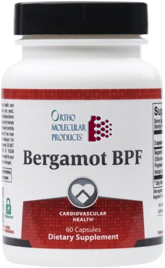 Bergamot Bpf Ortho Molecular - Promotes Healthy Cholesterol Levels, Multidimensional Support Cardiovascular Health, Supports Healthy Coq-10 Levels, Preserves Arterial Health and Elasticity - 60 Count