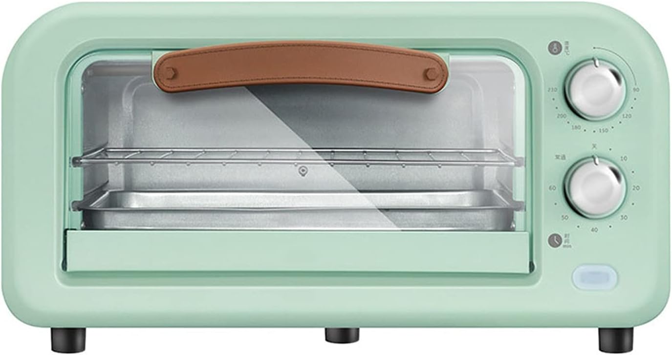HHWKSJ Countertop Toaster Oven with Bake Pan, Broil Toasting Rack