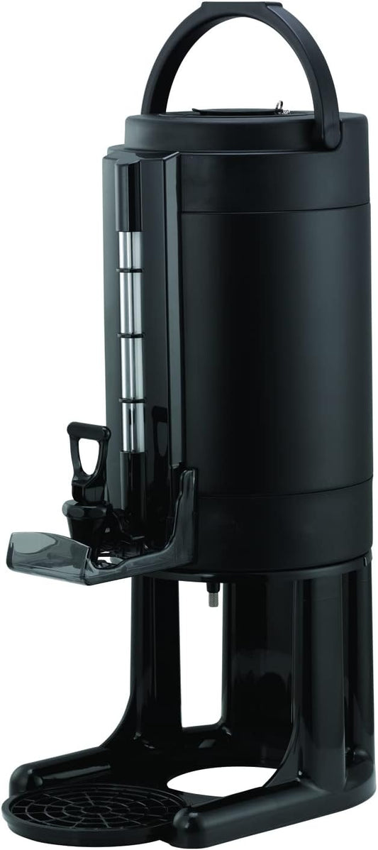 Service Ideas GIU1GV2BLK Thermal Coffee Container, Vacuum Insulated, 1 Gallon, Black