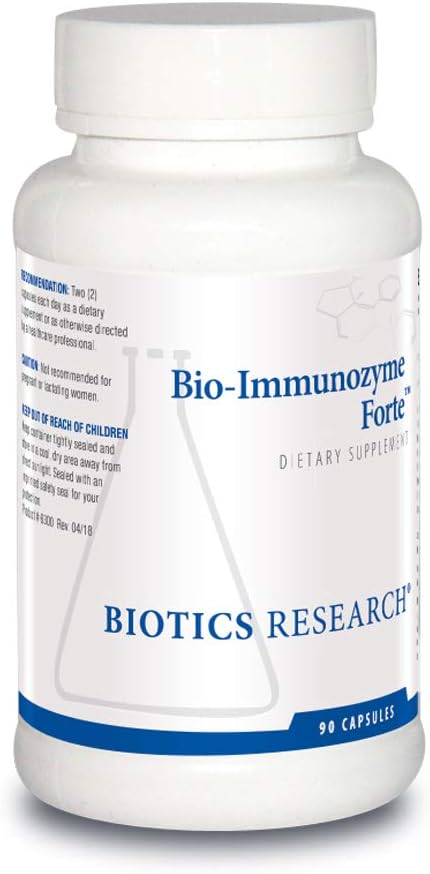 Biotics Research Bio Immunozyme Forte Multivitamin\/Mineral to Support Normal, Healthy Immune Function, Echinacea, Cayenne Pepper, Lactobacillus acidophilus, Probiotics, Amino Acids 90 Capsules