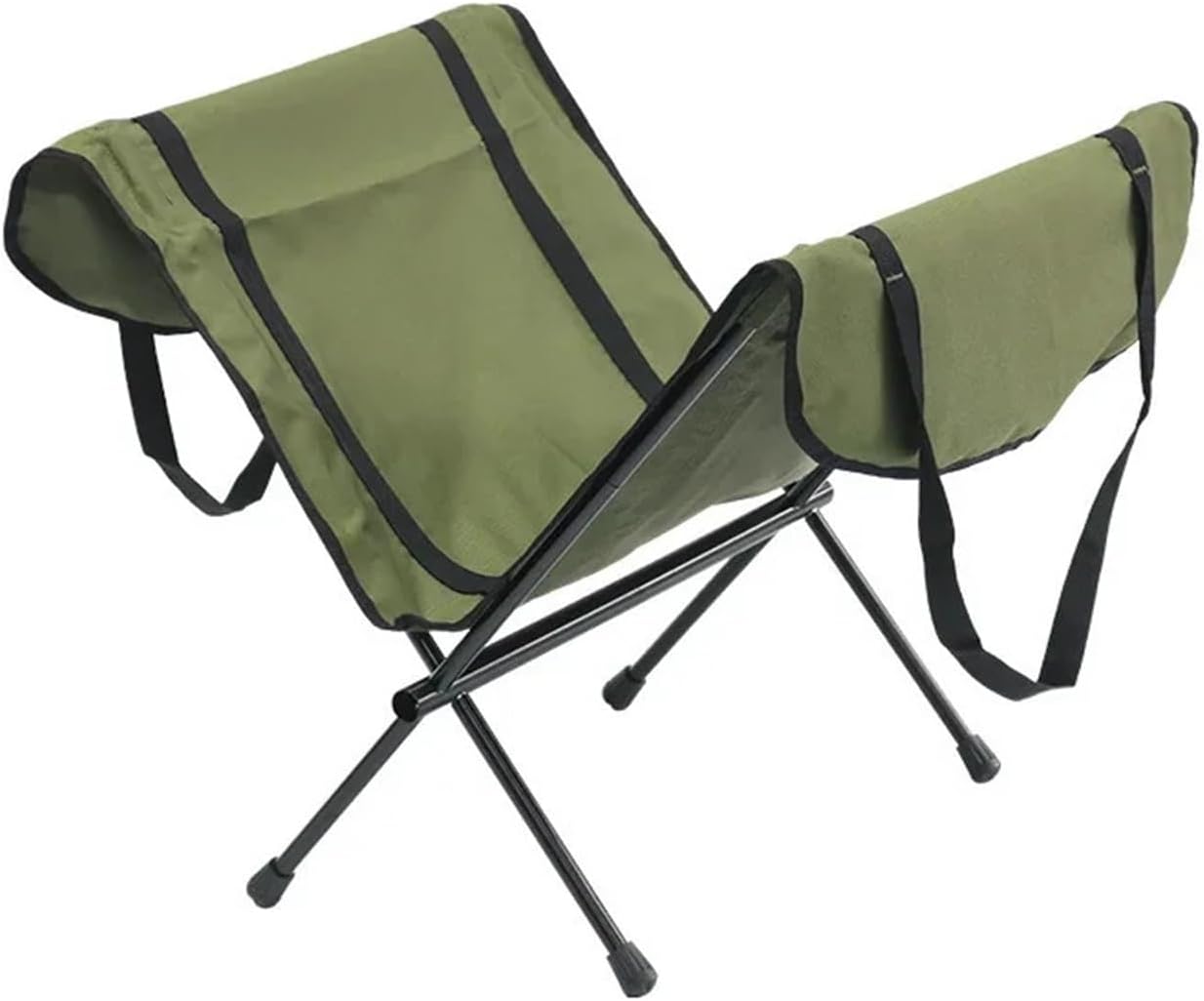 Fnacuody Firewood storage rack Outdoor Camping Campfire Firewood Rack Aluminum Alloy Storage Portable Canvas Bag