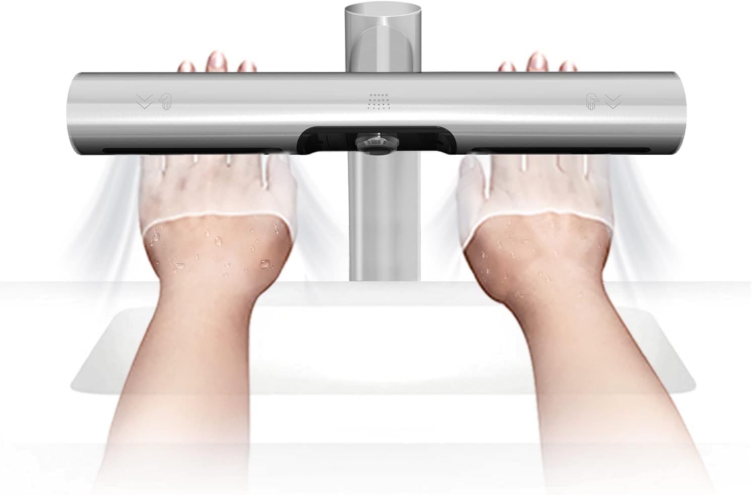 AIKE Air Tap Wash+Dry High Speed Hand Dryer Model AK7120, 110-120V Polish