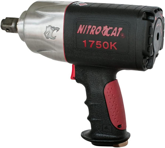 AIRCAT Pneumatic Tools 1750-K: 3/4-Inch Nitrocat Composite Twin Clutch Impact Wrench 1,500 ft-lbs