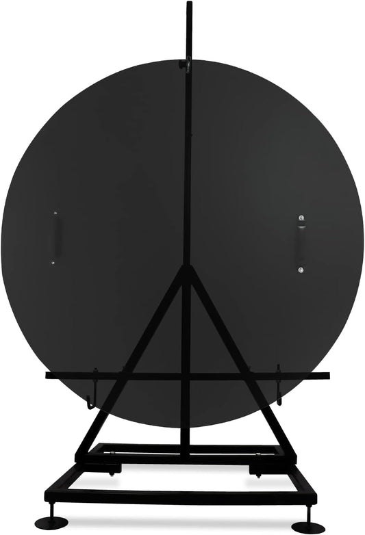 FEBTECH – Fire Pit Lid Stand Compatible with 20" to 54" Snuffer Lid – Adjustable Fire Pit Snuffer Lid Stand - Perfect Lid Storage Rack for Square and Round Firepit Lid