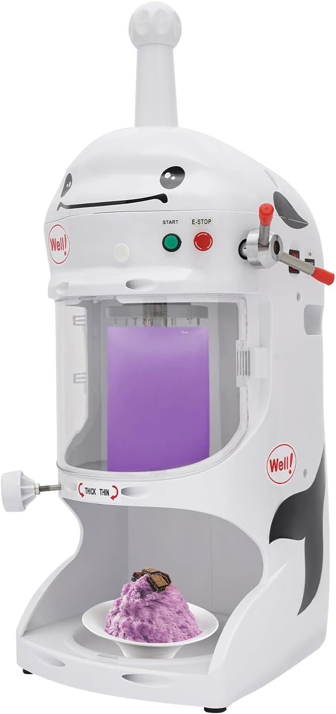 Electric Ice Shaver Machine Commercial Snow Cone Maker Automatic Ice Crusher Shaving or the hotel, bar, leisure coffee restaurant