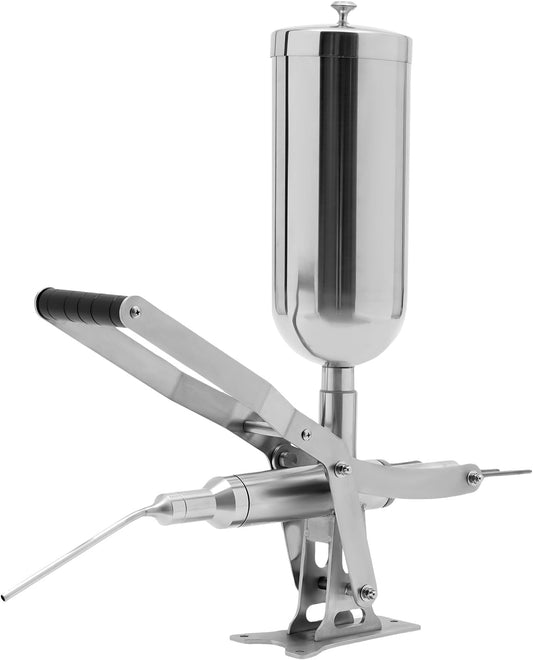 5L Capacity Churros Filler Filling Machine, Commercial Stainless Steel Spanish Latin Fruit Machine, Donut Cream Filling Machine for Cream Filling, Jam Filling, Paste Filling