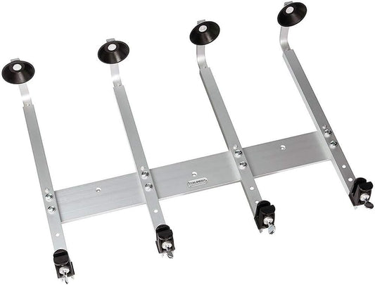 Paderno World Cuisine Aluminum Fixed Liquor Dispenser, 4 Bottles Chrome Steel 44056-04