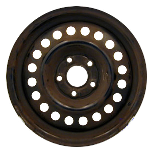 Remanufactured Painted Black Steel Wheel 14 x 6 9591661 fits 1992-1998 Buick Skylark