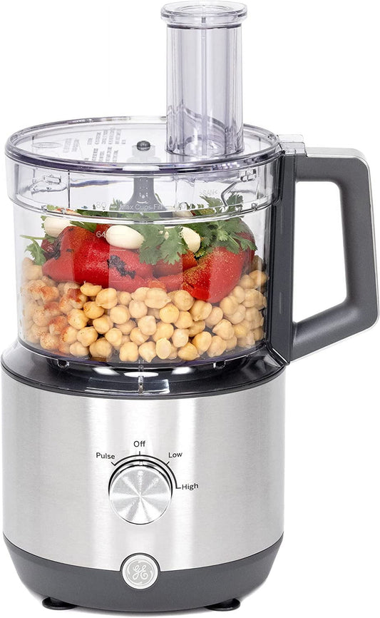 550W 3-Speed 12-Cup Food Processor with 3 Stainless Steel Discs, Dough Blade & Feed Chutes - Ideal for Shredding Cheese, Slicing Vegetables, Mixing Dough & Meal Prep
