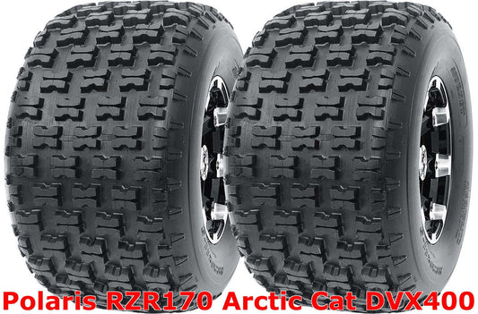 Polaris RZR170 Arctic Cat DVX400 Set 2 Rear 20x10-9 20x10x9 Sport ATV Tires