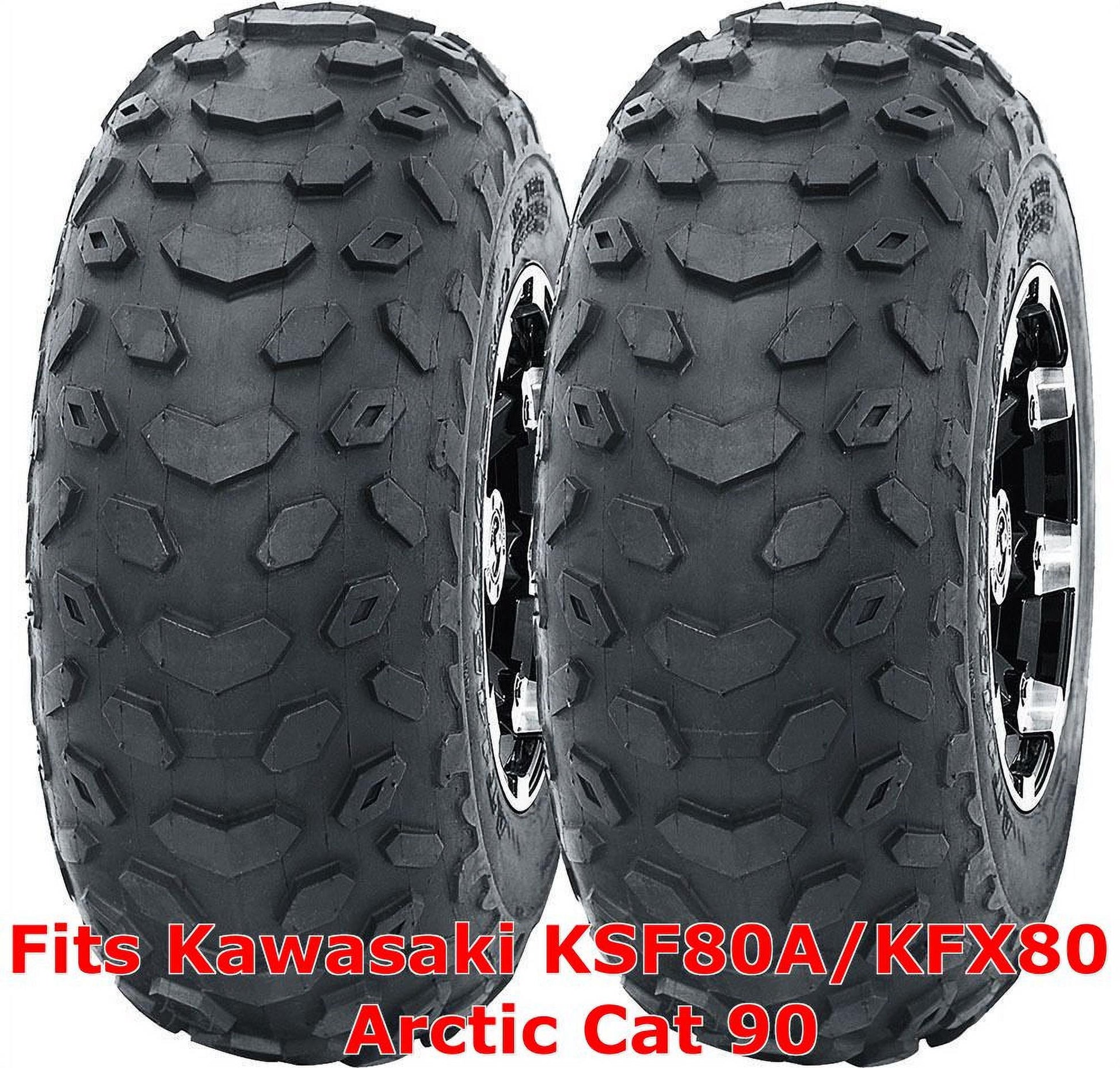 Set 2 WANDA ATV tires 19x7-8 19x7x8 Kawasaki KSF80A/KFX80 Arctic Cat 90 P330