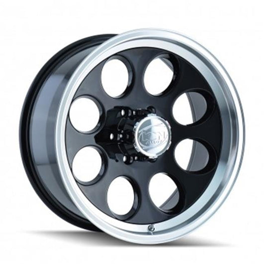 6-139.7 PCD Black Machined Lip Wheel