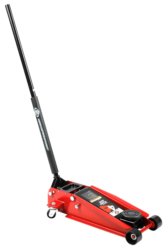 American Forge & Foundry Multiple Colors/Finishes 4-Ton Steel Hydraulic Floor Jack 400SS
