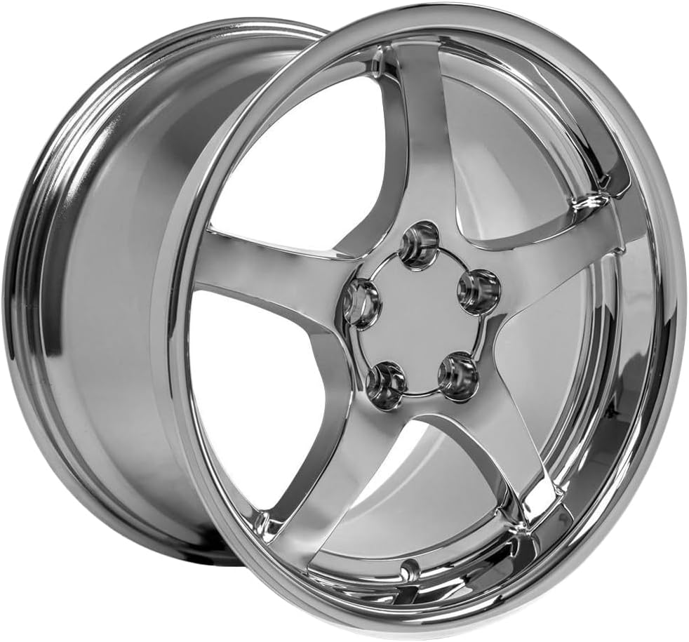 OE Wheels LLC CV05-18095-5475-65C Chrome Wheel Painted (18 x 9.5 inches /5 x 120 mm, 65 mm Offset)