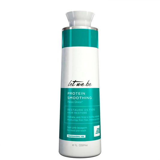 Let Me Be Protein Smoothing 1L – Brazilian Keratin Smoothing Formula for Frizz Control, Softness & Shine – Professional-Grade Hair Care for All Hair Types – For At-Home or Salon Use