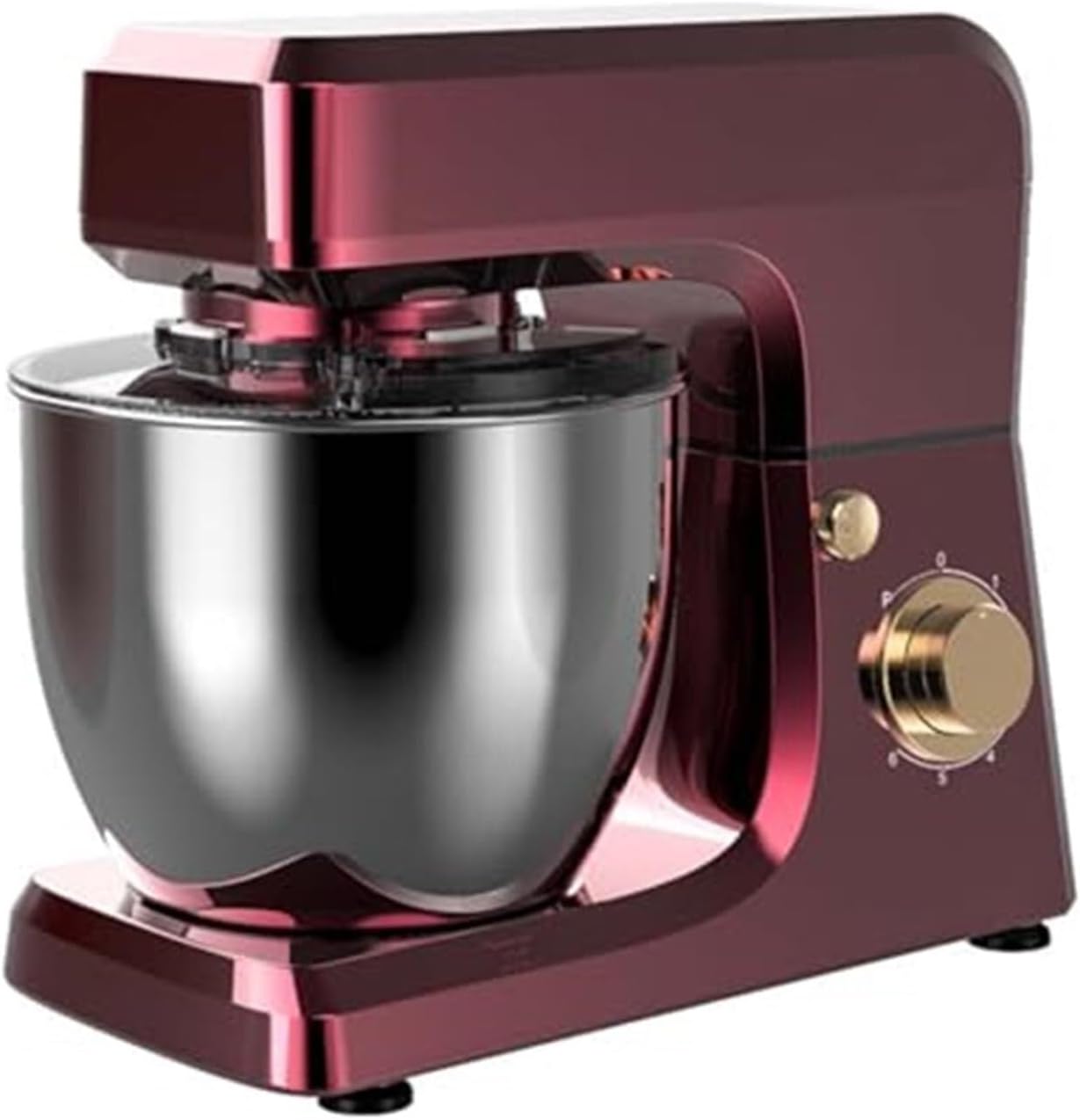 Stand Mixer Kitchen Mixer for Daily Cooks with 10L Bowl,1800W Food Mixer, Dough Kneading Machine For Dough Hook, Beater(Red)