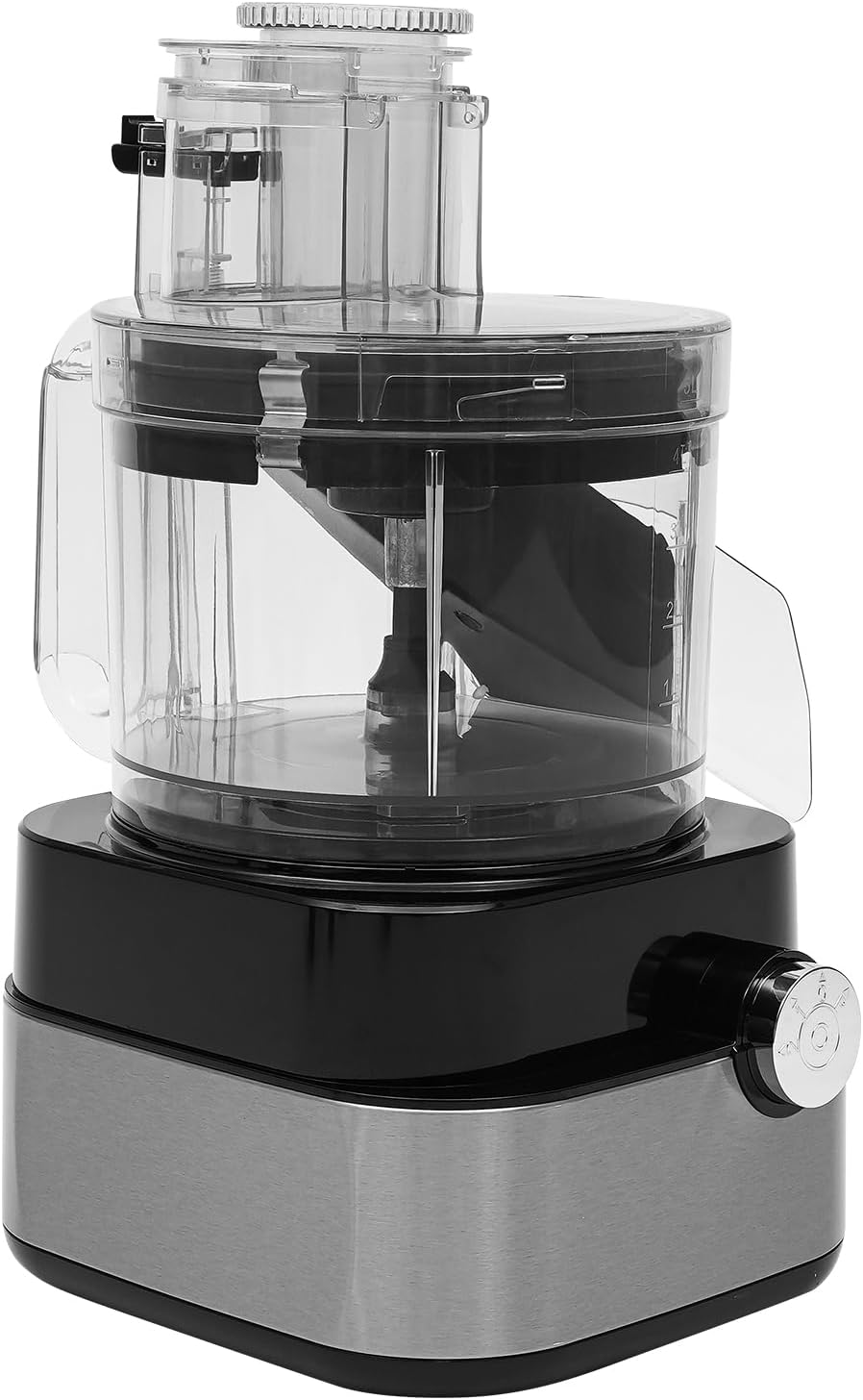5L/1.32 Gal Food Processor, Electric Vegetable Chopper, 600W Cutter Food Processor with 5 Blades,2 Speed, Dice, Shred, Slice, Grind