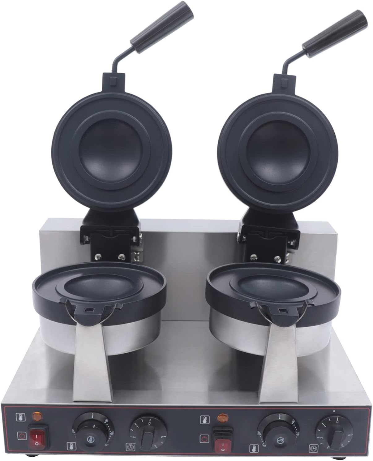 Double Grill Maker, Breakfast Sandwich Maker, Burger Press Patty Maker, Small Electric Grill, Ideal for Making Breakfast, Lunch and Snacks