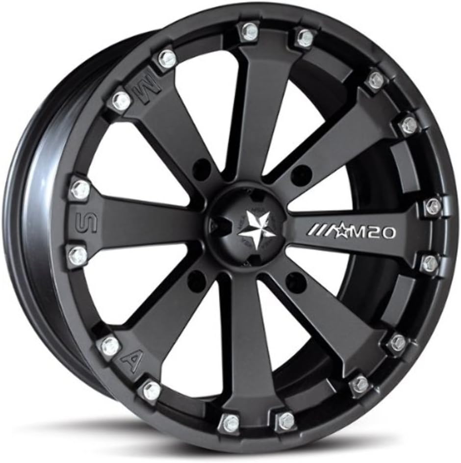 MSA Offroad Wheels MA20 14X7 4X115 S-BLK 00MM - M20-04715
