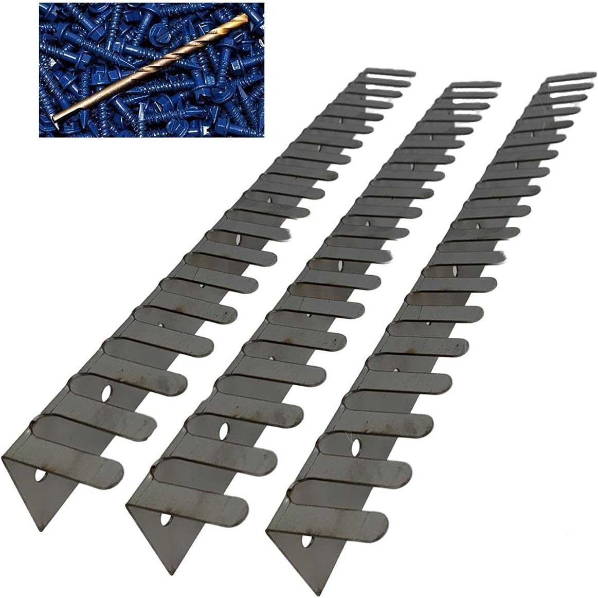 Dreffco Stainless Steel Fire Pit Gas Burner Support Flange Kit for Your Outdoor Landscape Block Fire Pit. Makes Installation Easy and Safe! 3-Piece Kit for 14"-19" Burner Pans.