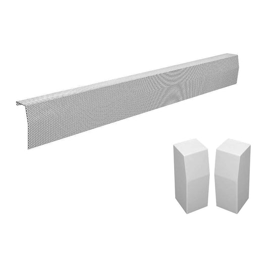 Baseboarders Premium 6-ft Hydronic Baseboard Heater Cover BB001-72-SET-WH