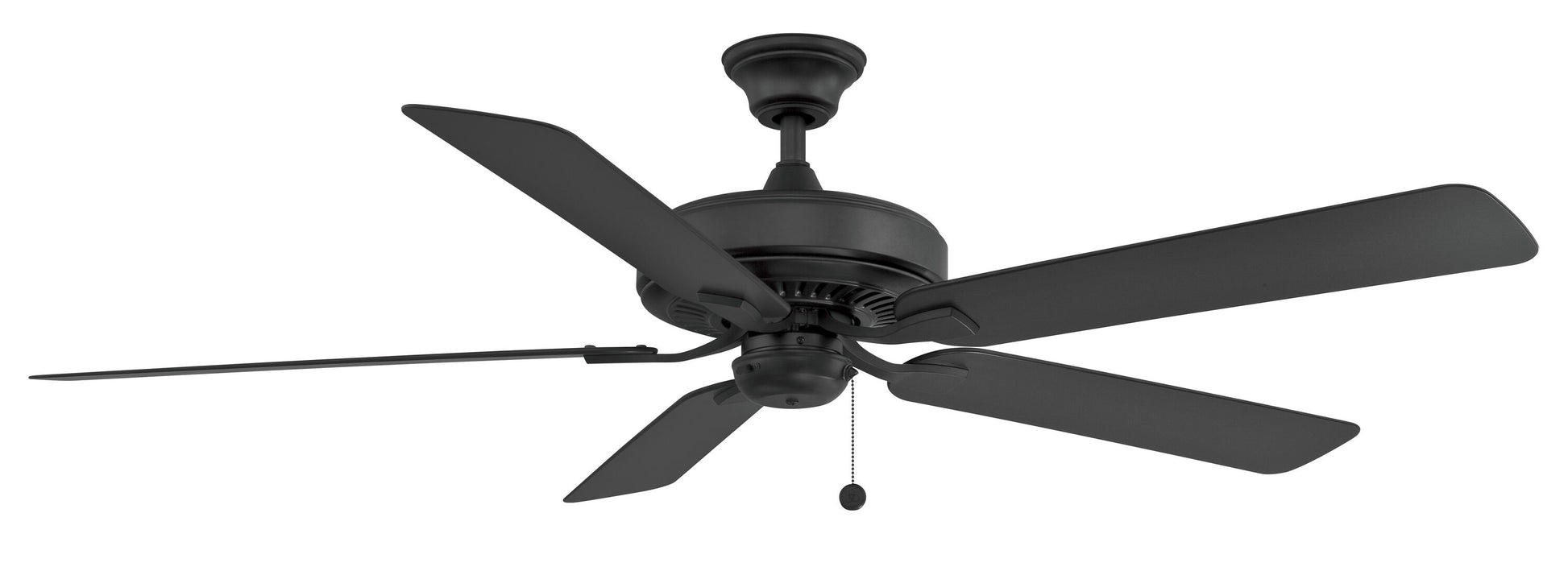 Fanimation Edgewood60 60-in Outdoor Black with Black Blades Ceiling Fan Light Kit Compatible ( 5 -Blade ) 5326944