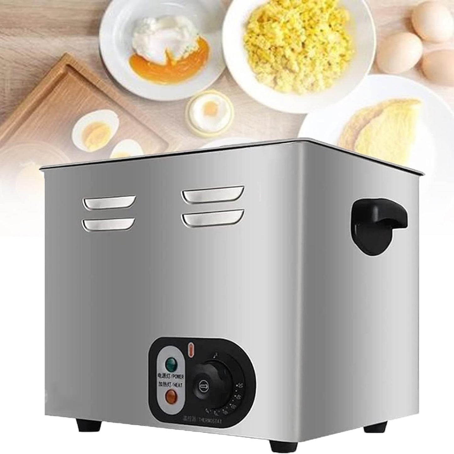 2600w 60 Pcs Hot Spring Egg Cooker,Commercial Intelligent Cooking Eggs Machine,Temperature Control Range 30~110 ° C Electric Egg Cooker Egg Boiler For Restaurant, 20240501