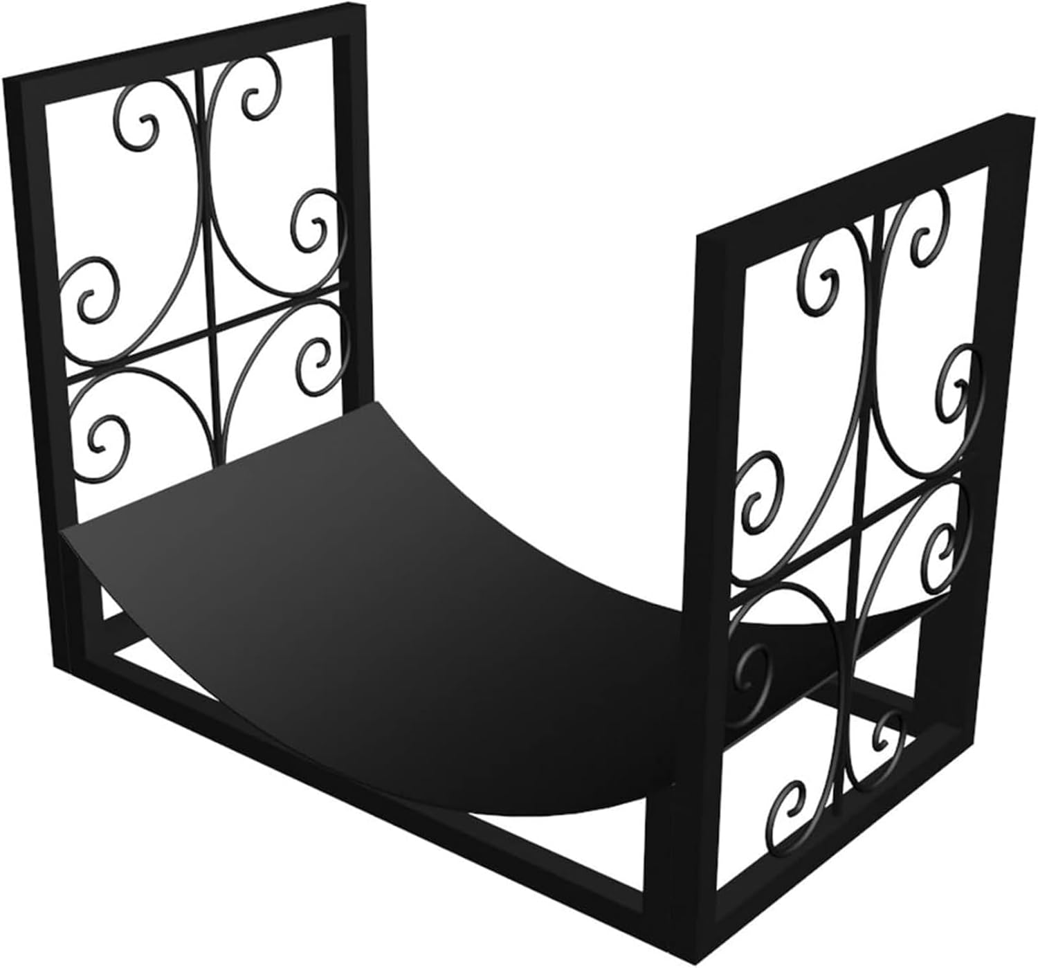 Firewood Storage Cart with Wheels for Indoor and Outdoor Use Wood Holder for Fireplace Accessories Log Rack Organizer