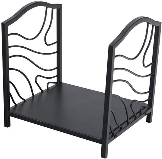 Firewood Rack Outdoor Indoor Fireplace Wood Storage Rack Firewood Holder Storage Fire Wood Organizers and Storage Heavy-Duty Log Stacking Metal Frame Firewood Storage Racks,