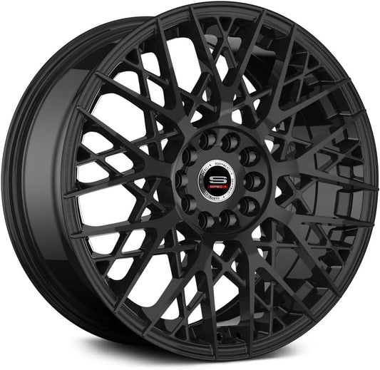 Spec-1 SP-53 Custom Wheel Gloss - Black Rims - 18" x 8", 38 Offset, 4x100, 4x114.3 Bolt Pattern, 73.1mm Hub