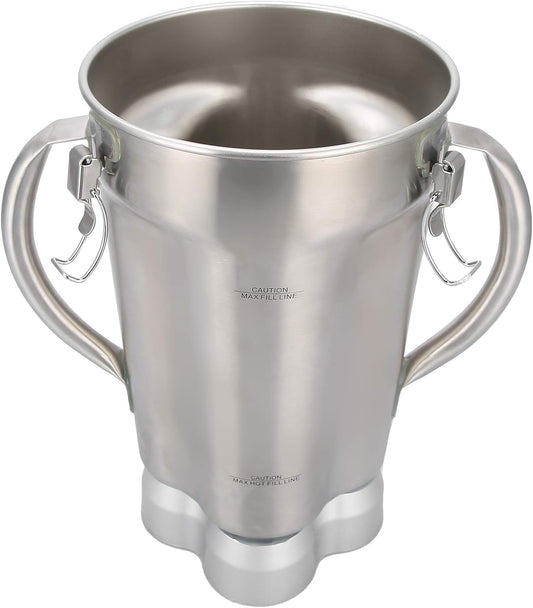 4L Capacity Large Juicer Blender,with2 Handle Container with Blade Assembly Cover Suitable Compatible for Cac72 Commercial Blender